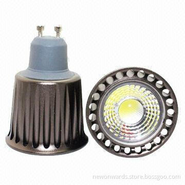 5W GU10 Transparent COB Spotlight with Aluminum Housing